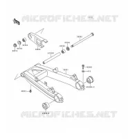 SWINGARM voor Kawasaki ZEPHYR 1996