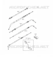 CABLES voor Kawasaki ZEPHYR 1997