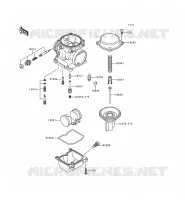 CARBURETOR PARTS voor Kawasaki ZEPHYR 1997