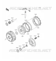 CLUTCH voor Kawasaki ZEPHYR 1997