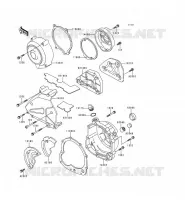 ENGINE COVERS voor Kawasaki ZEPHYR 1997