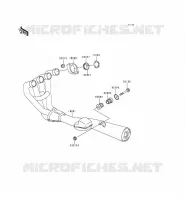 EXHAUST voor Kawasaki ZEPHYR 1997
