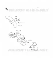 FENDER voor Kawasaki ZEPHYR 1997
