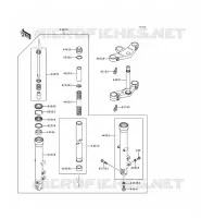 FRONT FORK voor Kawasaki ZEPHYR 1997
