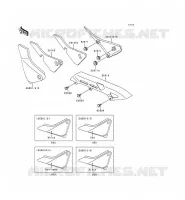 SIDE COVERS   CHAIN COVER voor Kawasaki ZEPHYR 1997