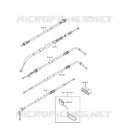 CABLES voor Kawasaki ZEPHYR 1997