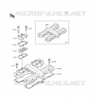 CYLINDER HEAD COVER voor Kawasaki ZEPHYR 1997