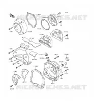 ENGINE COVERS voor Kawasaki ZEPHYR 1997