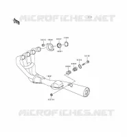 EXHAUST voor Kawasaki ZEPHYR 1997