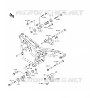FRAME PARTS (COUVERTURE) voor Kawasaki ZEPHYR 1997