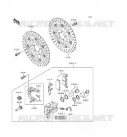 FRONT BRAKE voor Kawasaki ZEPHYR 1997