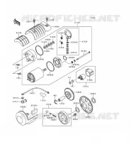 STARTER MOTOR voor Kawasaki ZEPHYR 1997