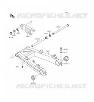 SWINGARM voor Kawasaki ZEPHYR 1997