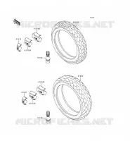TIRES voor Kawasaki ZEPHYR 1997