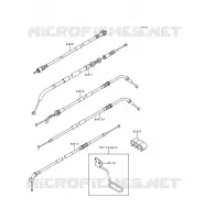 CABLES voor Kawasaki ZEPHYR 1997