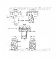 CRANKCASE BOLT voor Kawasaki ZEPHYR 1997