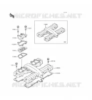 CYLINDER HEAD COVER voor Kawasaki ZEPHYR 1997