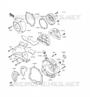 ENGINE COVERS voor Kawasaki ZEPHYR 1997