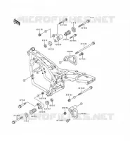 FRAME PARTS (COUVERTURE) voor Kawasaki ZEPHYR 1997