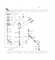 REAR MASTER CYLINDER voor Kawasaki ZEPHYR 1997