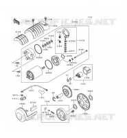 STARTER MOTOR voor Kawasaki ZEPHYR 1997