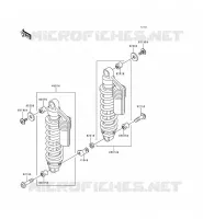SUSPENSION   SHOCK ABSORBER voor Kawasaki ZEPHYR 1997