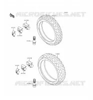 TIRES voor Kawasaki ZEPHYR 1997
