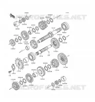 TRANSMISSION voor Kawasaki ZEPHYR 1997