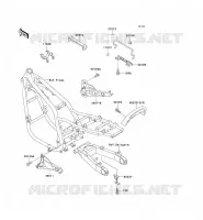 BATTERY BRACKET voor Kawasaki ZEPHYR 750 1995