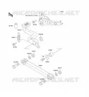 BRAKE PEDAL voor Kawasaki ZEPHYR 750 1995