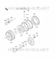 CLUTCH voor Kawasaki ZEPHYR 750 1995