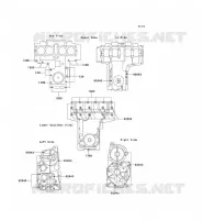 CRANKCASE BOLT voor Kawasaki ZEPHYR 750 1995