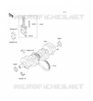 CRANKSHAFT voor Kawasaki ZEPHYR 750 1995