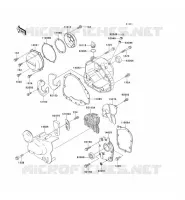 ENGINE COVERS voor Kawasaki ZEPHYR 750 1995