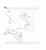 FENDER voor Kawasaki ZEPHYR 750 1995