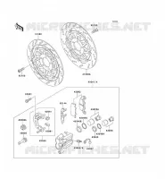 FRONT BRAKE voor Kawasaki ZEPHYR 750 1995