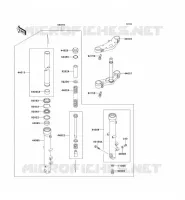 FRONT FORK voor Kawasaki ZEPHYR 750 1995