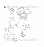 FRONT MASTER CYLINDER voor Kawasaki ZEPHYR 750 1995