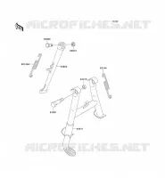 STAND voor Kawasaki ZEPHYR 750 1995