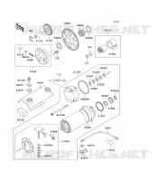 STARTER MOTOR voor Kawasaki ZEPHYR 750 1995