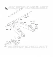 SWINGARM voor Kawasaki ZEPHYR 750 1995