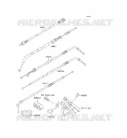 CABLES voor Kawasaki ZEPHYR 750 1995