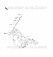 CHASSIS voor Kawasaki ZEPHYR 750 1995