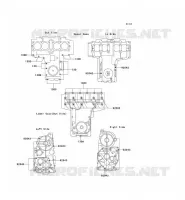 CRANKCASE BOLT voor Kawasaki ZEPHYR 750 1995