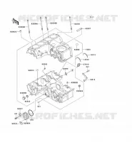 CRANKCASE(S) voor Kawasaki ZEPHYR 750 1995