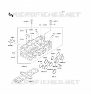 CYLINDER HEAD voor Kawasaki ZEPHYR 750 1995