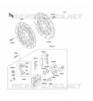 FRONT BRAKE voor Kawasaki ZEPHYR 750 1995