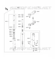 FRONT FORK voor Kawasaki ZEPHYR 750 1995