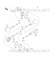 INDICATORS voor Kawasaki ZEPHYR 750 1995