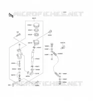 REAR MASTER CYLINDER voor Kawasaki ZEPHYR 750 1995